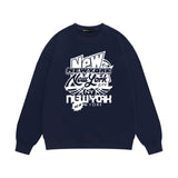 Purple Brand Sweatshirt Loose Crew Neck Sweater