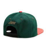Trendy flat brimmed hat letterc