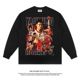Nba Long Sleeve Shirt Autumn and Winter Long Sleeve T-shirt Same Style for Men and Women