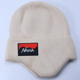 Stussy Hat Winter Knitted Hat Men's and Women's Warm Ear Protector Outdoor Wool Hat