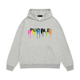 Purple Brand Hoodie Fashion Loose Hooded Sweater