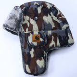 Carhartt Hat Camouflage Windproof Thickened Thermal Cap