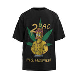 Men Vintage T-Shirts vintage Loose T-Shirt Simpsons Washed Old Short Sleeves