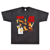 Rock Star T Shirt Queen Sheer Heart Attack T-shirt Loose American Street Retro Short Sleeve