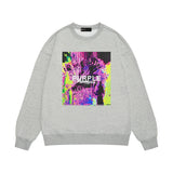 Purple Brand Sweatshirt Loose Crew Neck Sweater