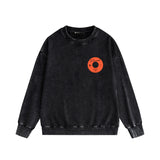 Purple Brand Distressed Sweatshirt Retro Vintage Crew Neck Sweater