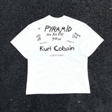 Men Vintage T-Shirts Vintage Cobain Nirvana Band Wash Old Short Sleeves Loose