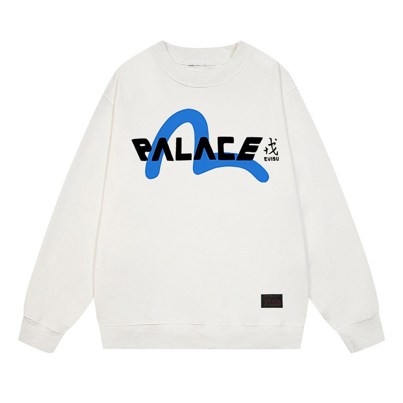 Evisu Sweatshirts Loose Casual Unisex Sweater