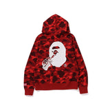 Bathing Ape Hoodie Cola Camouflage Print Shark Hooded Sweater Casual Loose Pullover Jacket