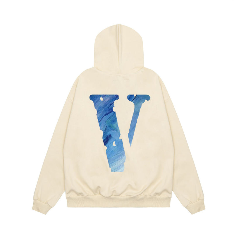 Vlone Hoodie Autumn/Winter Phantom Big V Letter Hooded