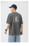 Men T-Shirts Short Sleeve T-shirt Men's and Women's Tops Summer Loose Half-Length Sleeve Versatile Casual