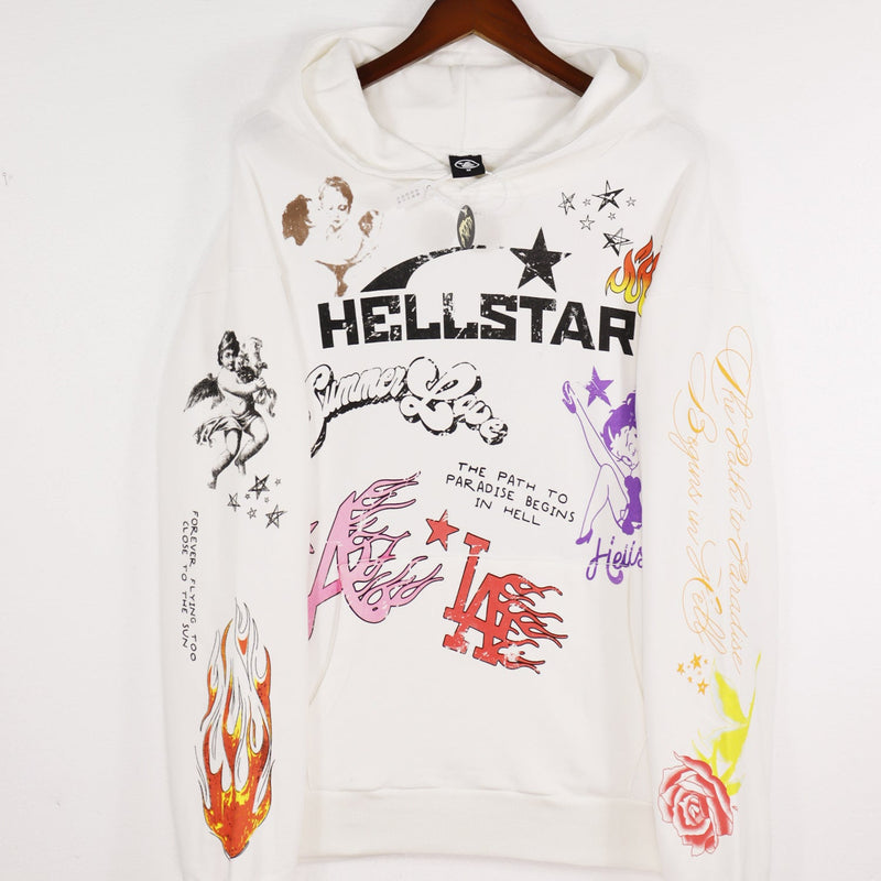 HS Hoodie Logo Print Hoodie Fashion