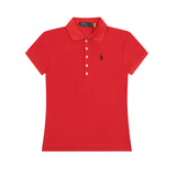 Ralph Lauren POLO shirt war horse small label embroidery casual POLO shirt short sleeve