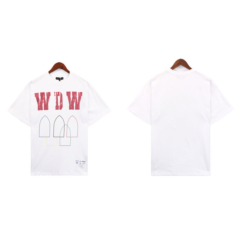 Who Decided War T Shirts Who Decided War Letter Print Short Sleeve T-Shirt