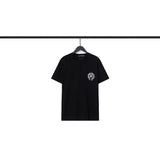 CHH Chrome Heart T Shirts Sanskrit Cross Print Loose Short Sleeve T-Shirt