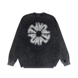 Purple Brand Distressed Long Sleeve Shirt Fashion Distressed Loose Long-sleeved Top
