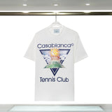 Casablanca T Shirts Fashion Casual Crew Neck Tee