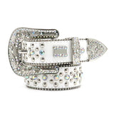 Hip-hop punk rhinestone belt punk style