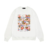 Purple Brand Sweatshirt Loose Crew Neck Sweater