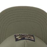 Trendy flat brimmed hat picture rollin army green shade