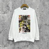 Purple Brand Sweatshirt Loose Crew Neck Sweater
