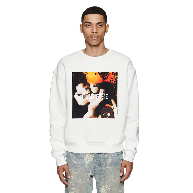 Purple Brand Sweatshirt Loose Crew Neck Sweater