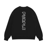 Purple Brand Sweatshirt Loose Crew Neck Sweater