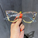 Trendy punk glasses gravel