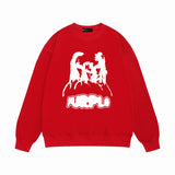 Purple Brand Sweatshirt Loose Crew Neck Sweater