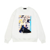 Purple Brand Sweatshirt Loose Crew Neck Sweater