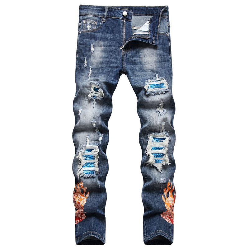 Amiri Jeans Ripped Stretch Jeans