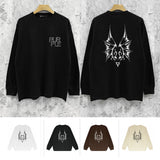 Purple Brand Long Sleeve T-Shirt Fashion Loose Long Sleeve Top