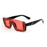 Trendy punk glasses retro sunshade