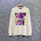 Purple Brand Long Sleeve T-Shirt Fashion Loose Long Sleeve Top