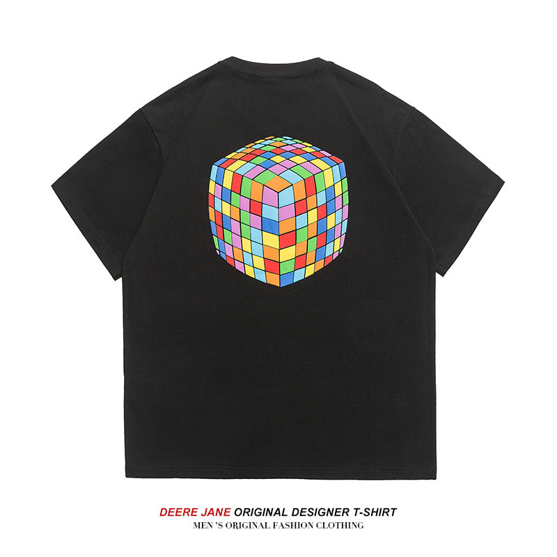 Men's T-Shirts Short-Sleeved T-shirt Men's Summer Loose Casual