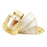 Hip-hop punk rhinestone belt unisex sweet cool style