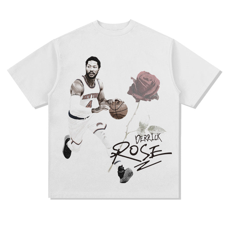 Nba Long Sleeved Shirt Autumn and Winter Long Sleeve T-shirt Loose Shoulder Men and Women