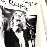 Men Vintage T-Shirts Vintage Cobain Nirvana Band Short Sleeve Wash Old