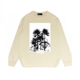 Purple Brand Long Sleeve T-Shirt Fashion Loose Long Sleeve Top