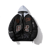 Mens Vintage Jackets Flight Suit Jacket Padded Jacket Autumn Warm Baseball Suit Cotton Suit