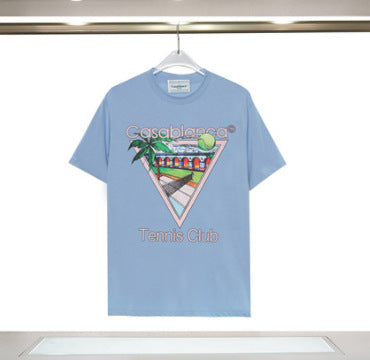 Casablanca T Shirts Fashion Casual Crew Neck Tee