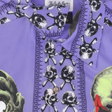 GUILTYPARTIES TIGER Shirts STUDIO Tattooed Skull, Short Sleeve Shirt