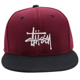 Stussy Hat Embroidery Color Matching Street Hip Hat Sun Hat