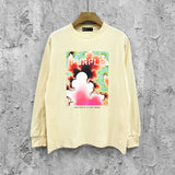 Purple Brand Long Sleeve T-Shirt Fashion Loose Long Sleeve Top