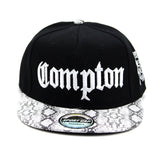 Compton Hat Hip Hop Snapback Flat Bill Cap