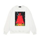 Purple Brand Sweatshirt Loose Crew Neck Sweater