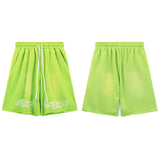 Purple Brand Shorts Letter Print Casual Shorts