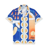 Casablanca Shirt Summer Print Cardigan Shirt