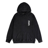 Purple Brand Distressed Hoodie Fashion Old Loose Hooded Sweater