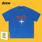 Drew T Shirts Short Sleeve Earth Print T-shirt